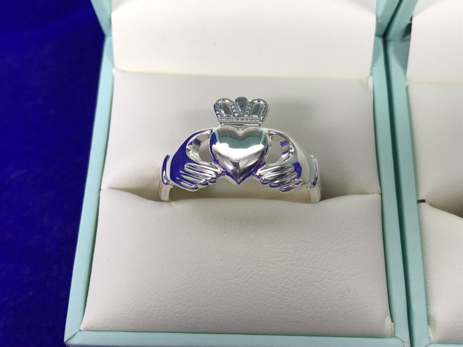 Failte Ireland Sterling Silver Rings By Solvar Jewelry Size 10, 11 Retails $250 [Photo 3]