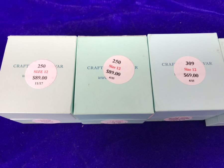 Failte Ireland Sterling Silver Rings By Solvar Jewelry Size (4) 12, (1) 11 Retails $385 [Photo 8]