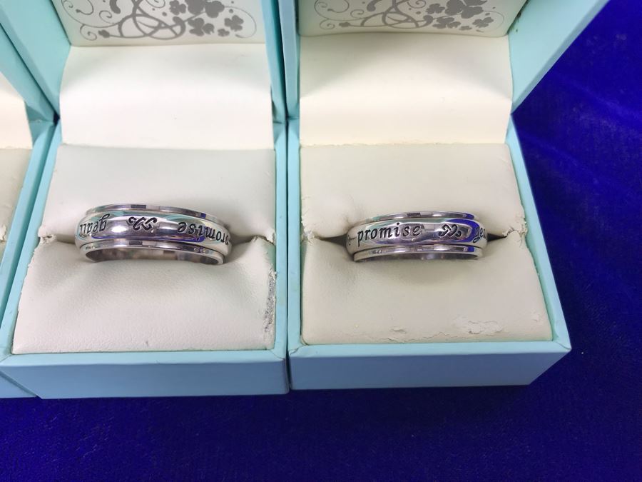 Failte Ireland Sterling Silver Rings By Solvar Jewelry Size (4) 12, (1) 11 Retails $385 [Photo 4]