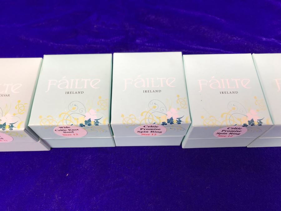 Failte Ireland Sterling Silver Rings By Solvar Jewelry Size (4) 12, (1) 11 Retails $385 [Photo 7]