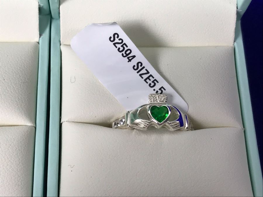 Failte Ireland Sterling Silver Rings By Solvar Jewelry Size (2) 4.5, (2) 5.5 Retails $392 [Photo 5]
