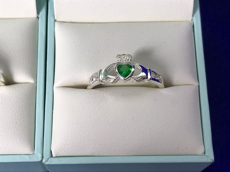 Failte Ireland Sterling Silver Rings By Solvar Jewelry Size (2) 6.5, (1) 7.5, (1) 8.5, (1) 9.5 Retails $490 [Photo 8]