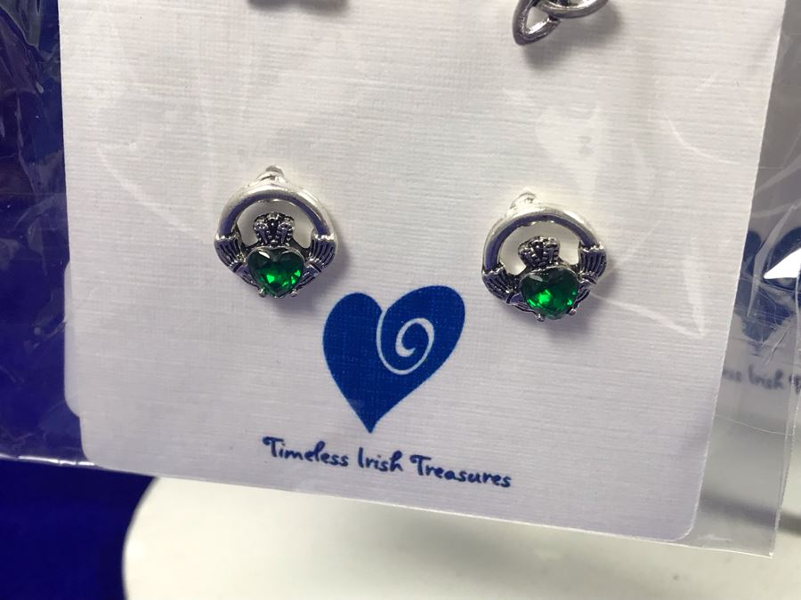 Irish Themed Costume Jewelry Lot With Braceletes And Earrings Retails Over $200 [Photo 4]