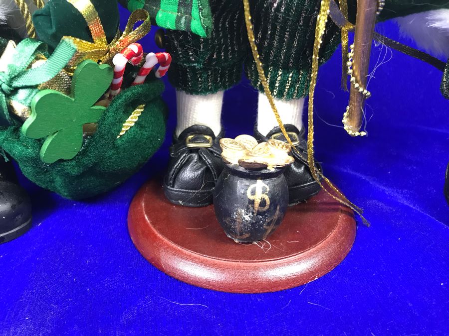 (4) Irish 11' Leprechaun Figurines  [Photo 3]