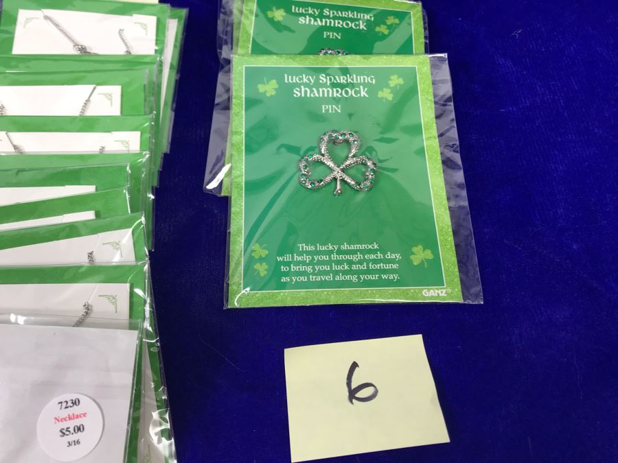 (66) Piece Lot Of New Irish Costume Jewelry Retails $434 [Photo 7]
