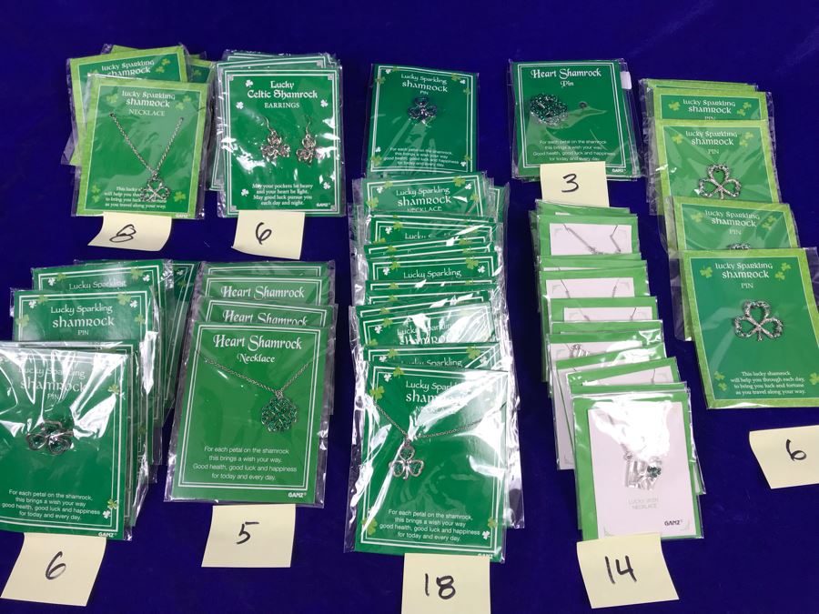 (66) Piece Lot Of New Irish Costume Jewelry Retails $434 [Photo 2]