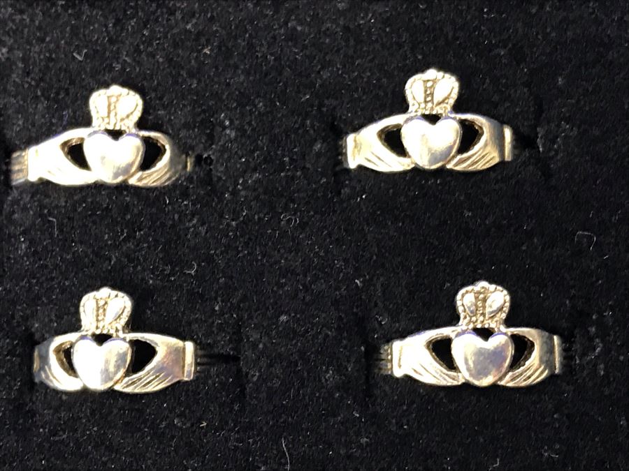(25) Sterling Silver Irish Toe Rings With Pair Of Toe Ring Displays Retails $300 [Photo 5]