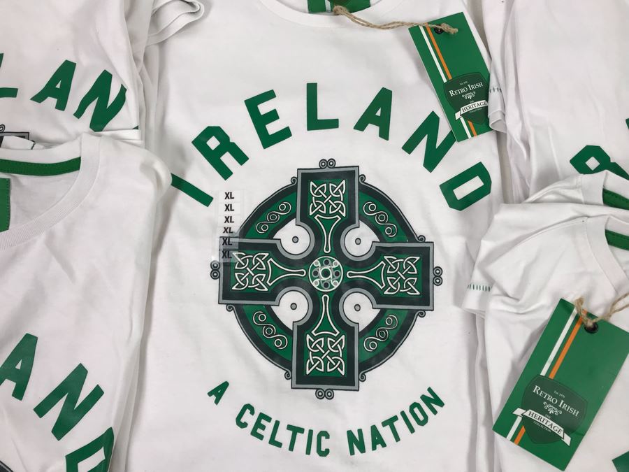 (8) New T-Shirts 'Ireland A Celtic Nation' - See Photos For Sizes - Retails $240 [Photo 3]