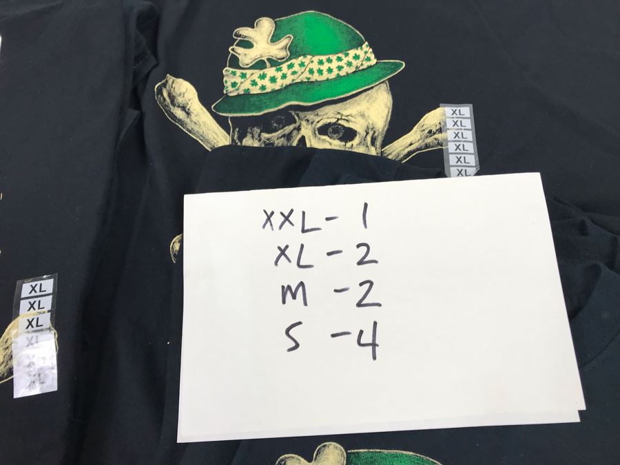 (9) New T-Shirts 'Irish To The Bone' - See Photos For Sizes - Retails $171 [Photo 2]