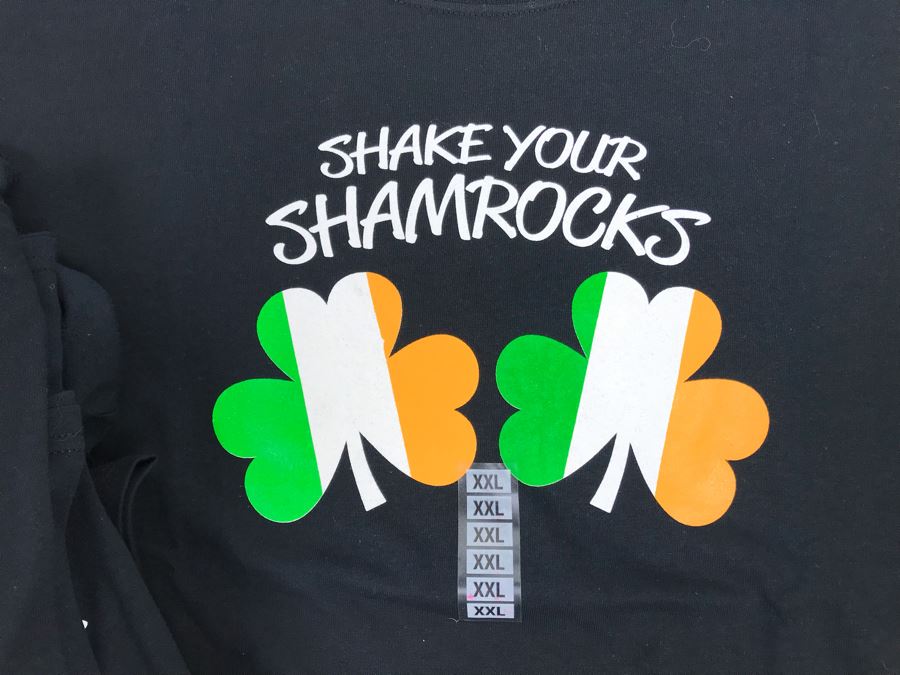 (17) New T-Shirts 'Shake Your Shamrocks' - See Photos For Sizes - Retails $357 [Photo 3]
