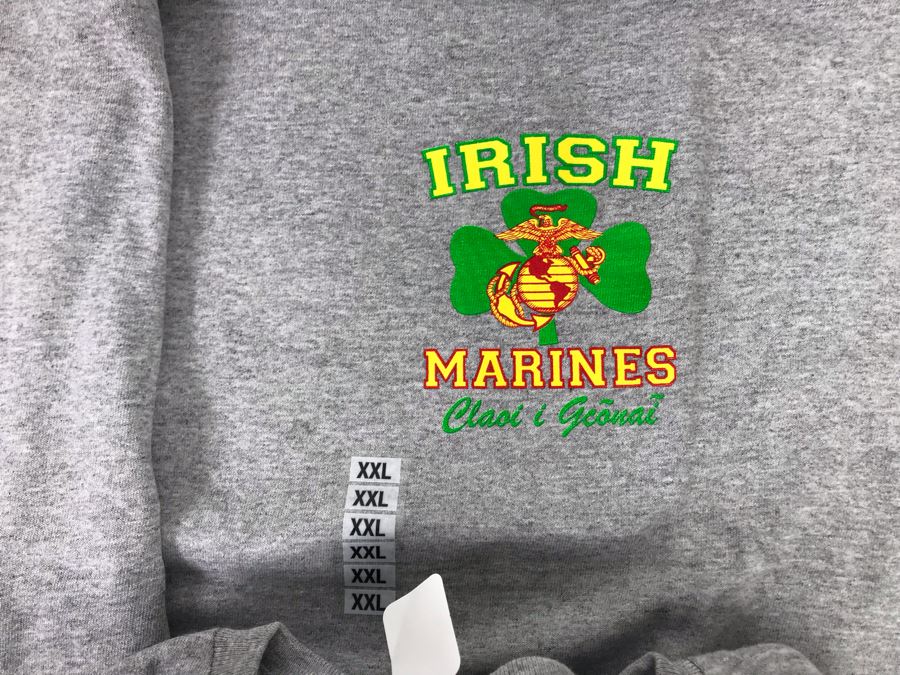 (18) New T-Shirts 'Irish Marines' - See Photos For Sizes - Retails $378 [Photo 4]
