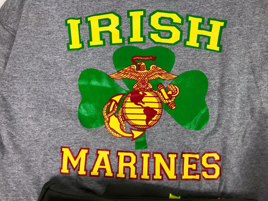 (18) New T-Shirts 'Irish Marines' - See Photos For Sizes - Retails $378 [Photo 3]