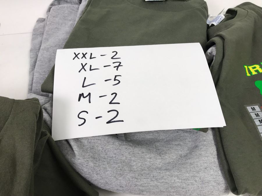 (18) New T-Shirts 'Irish Marines' - See Photos For Sizes - Retails $378 [Photo 8]