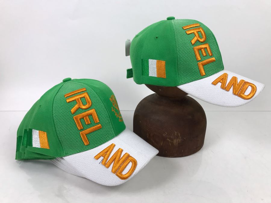 (7) Ireland Baseball Caps Hats Retails $196