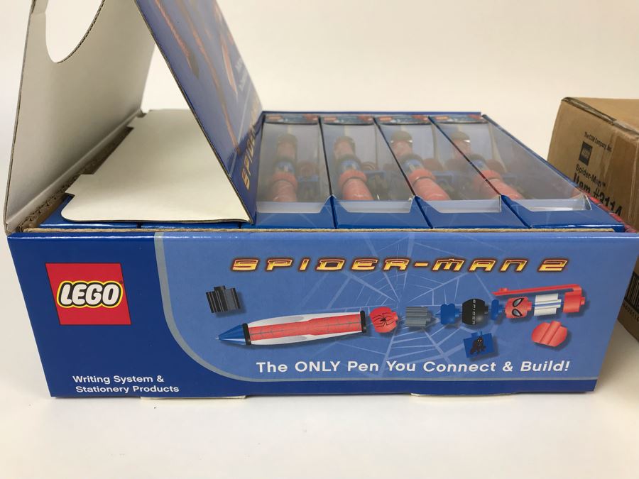 New 2004 LEGO Spider-Man 2 Writing System Pens Merchandiser Store Display By The CDM Company - 12 Pens [Photo 8]