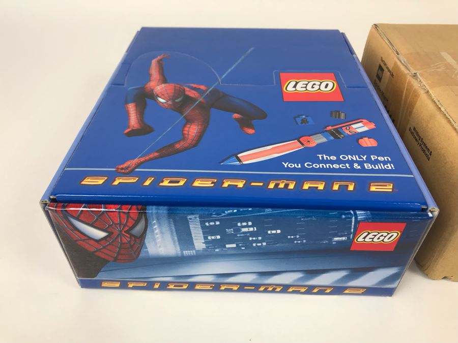 New 2004 LEGO Spider-Man 2 Writing System Pens Merchandiser Store Display By The CDM Company - 12 Pens [Photo 3]