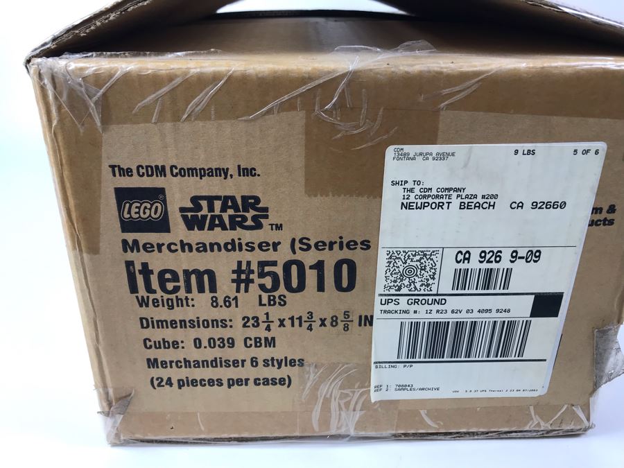 New 2003 LEGO Star Wars Writing System Writing System Pens: Yoda Pens, Tusken Raider Pens, Obi-Wan Kenobi Pens, Stormtrooper Pens, Paploo Pens, Luke Skywalker Pens Merchandiser Store Display By The CDM Company - 23 Pens Total - Missing One Paploo Pen [Photo 4]