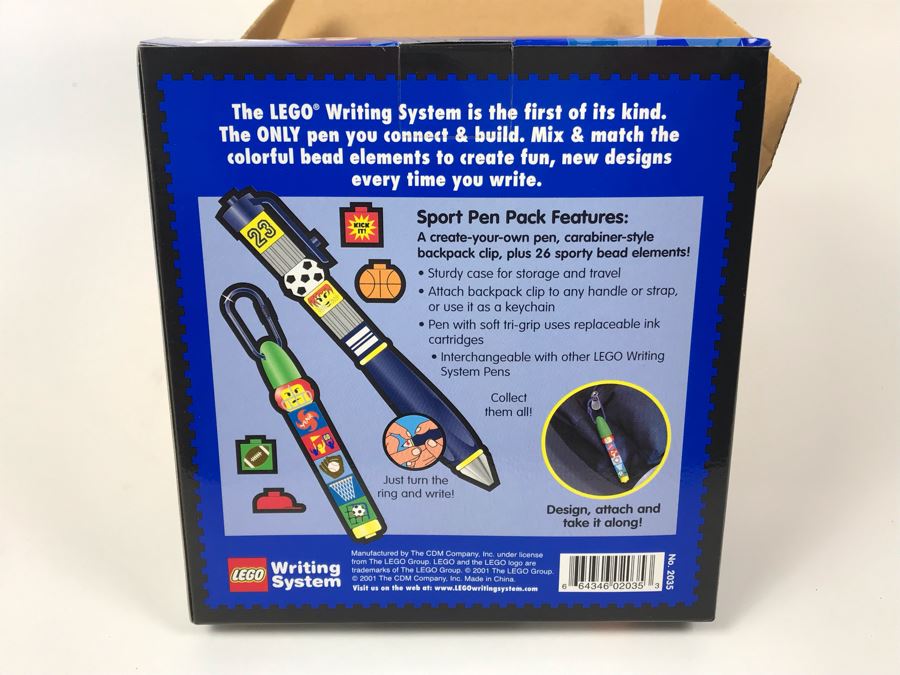 New 2001 LEGO Sport Pen Pack Writing System Pens By The CDM Company - 3 Pens [Photo 7]
