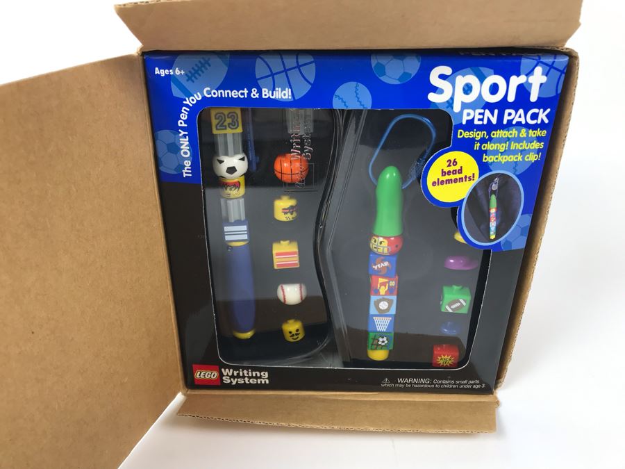 New 2001 LEGO Sport Pen Pack Writing System Pens By The CDM Company - 3 Pens
