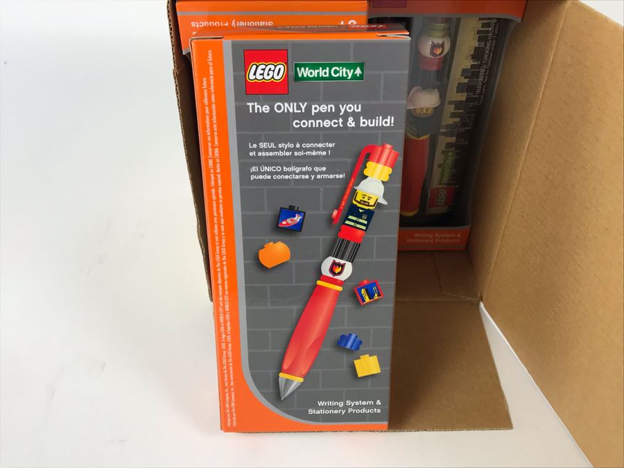 New 2004 LEGO World City - Rescue Writing System Pens By The CDM Company - 6 Pens [Photo 7]
