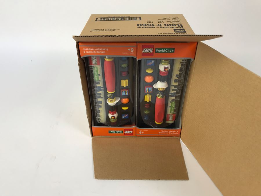 New 2004 LEGO World City - Rescue Writing System Pens By The CDM Company - 6 Pens [Photo 2]