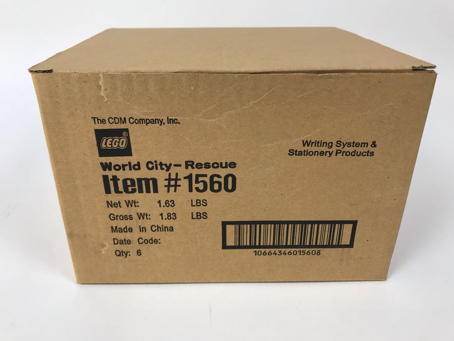 New 2004 LEGO World City - Rescue Writing System Pens By The CDM Company - 6 Pens [Photo 11]