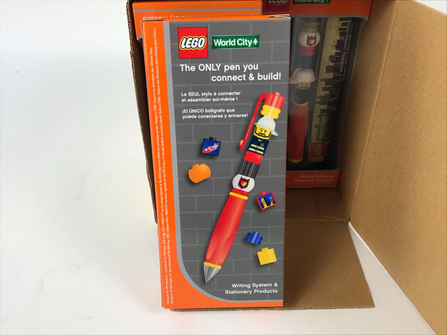 New 2004 LEGO World City - Rescue Writing System Pens By The CDM Company - 6 Pens [Photo 8]