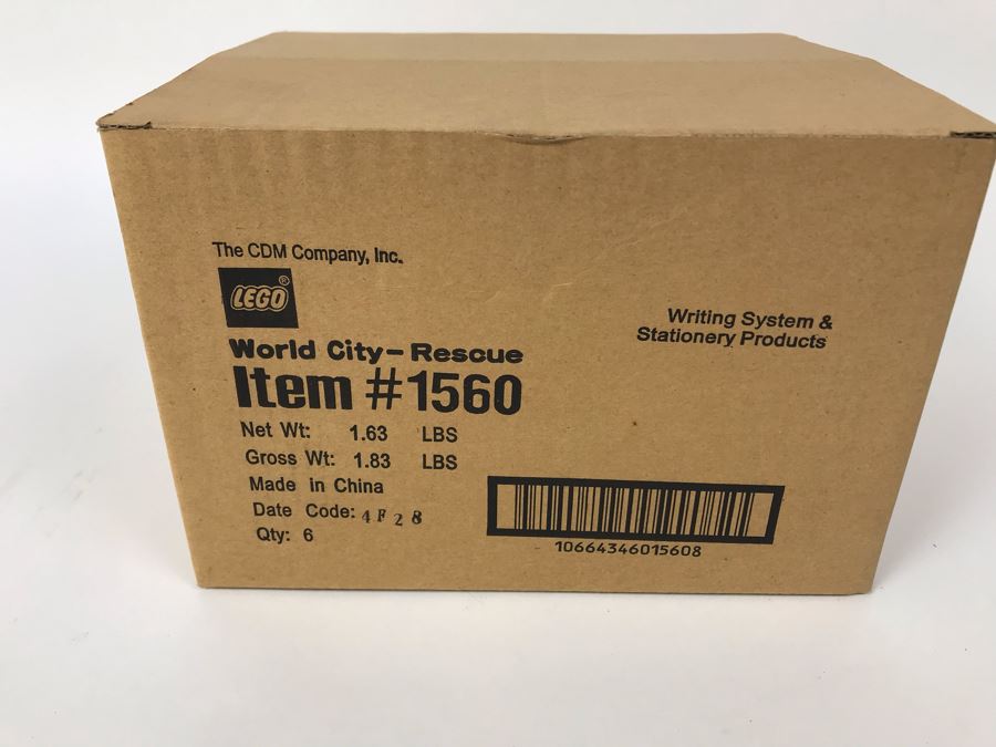 New 2004 LEGO World City - Rescue Writing System Pens By The CDM Company - 6 Pens [Photo 10]