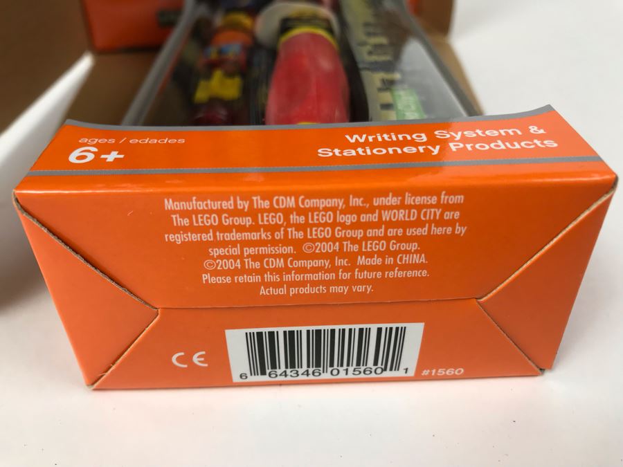 New 2004 LEGO World City - Rescue Writing System Pens By The CDM Company - 6 Pens [Photo 9]