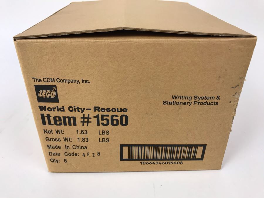 New 2004 LEGO World City - Rescue Writing System Pens By The CDM Company - 6 Pens [Photo 11]