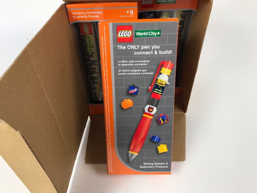 New 2004 LEGO World City - Rescue Writing System Pens By The CDM Company - 6 Pens [Photo 8]