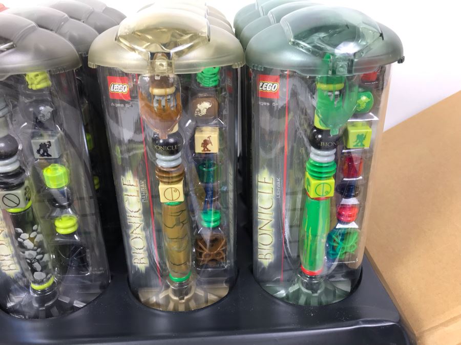 New 2002 LEGO Bionicle Bohrok Writing System Pens Merchandiser Store Display By The CDM Company - 24 Pens [Photo 11]