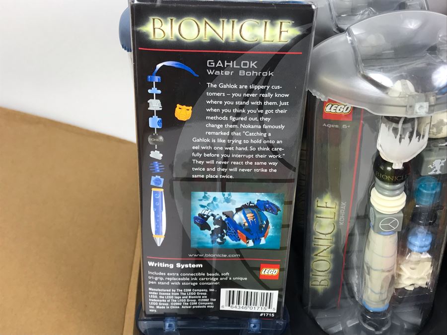 New 2002 LEGO Bionicle Bohrok Writing System Pens Merchandiser Store Display By The CDM Company - 24 Pens [Photo 23]
