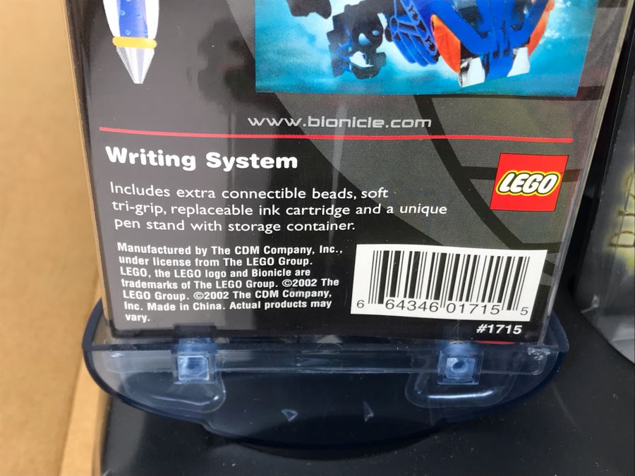 New 2002 LEGO Bionicle Bohrok Writing System Pens Merchandiser Store Display By The CDM Company - 24 Pens [Photo 24]