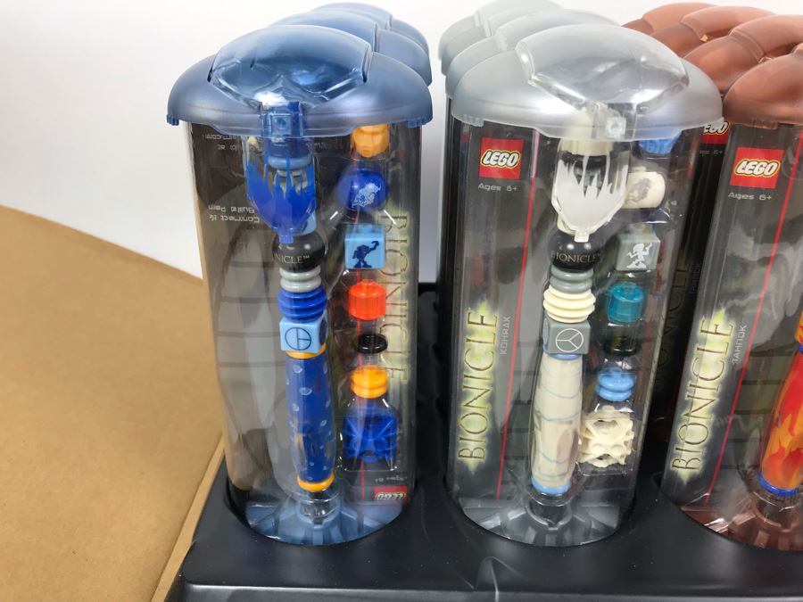 New 2002 LEGO Bionicle Bohrok Writing System Pens Merchandiser Store Display By The CDM Company - 24 Pens [Photo 9]