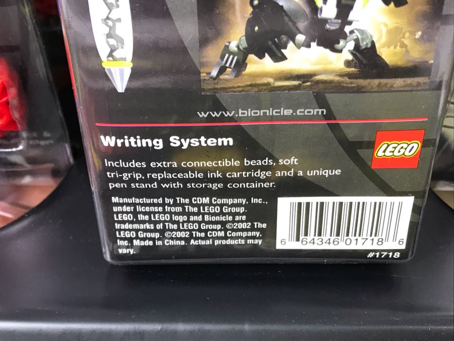 New 2002 LEGO Bionicle Bohrok Writing System Pens Merchandiser Store Display By The CDM Company - 24 Pens [Photo 18]