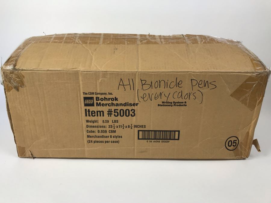 New 2002 LEGO Bionicle Bohrok Writing System Pens Merchandiser Store Display By The CDM Company - 24 Pens [Photo 3]