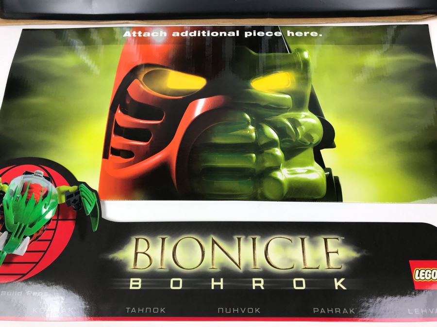 New 2002 LEGO Bionicle Bohrok Writing System Pens Merchandiser Store Display By The CDM Company - 24 Pens [Photo 7]