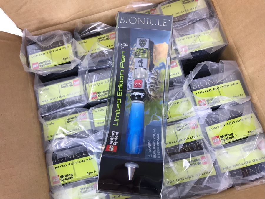 New 2001 LEGO Bionicle Limited Edition Writing System Pens By The CDM Company - 22 Pens [Photo 2]