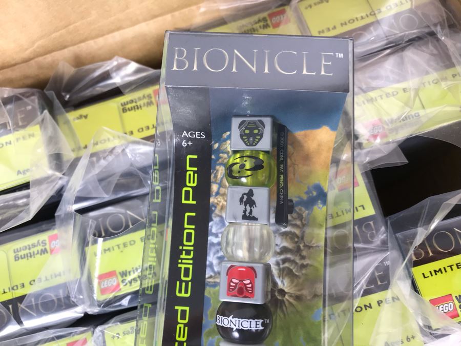 New 2001 LEGO Bionicle Limited Edition Writing System Pens By The CDM Company - 22 Pens [Photo 3]