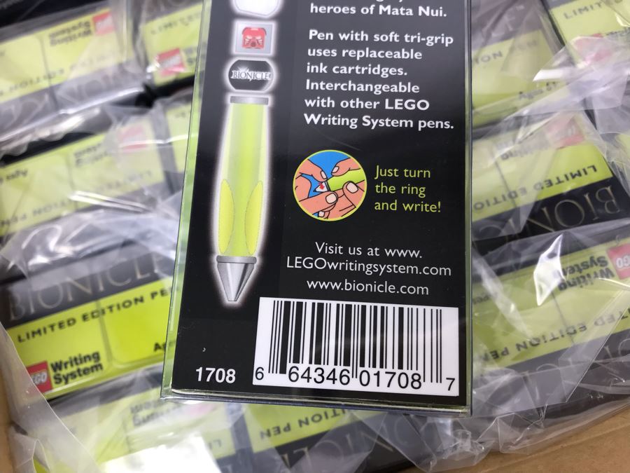 New 2001 LEGO Bionicle Limited Edition Writing System Pens By The CDM Company - 22 Pens [Photo 6]