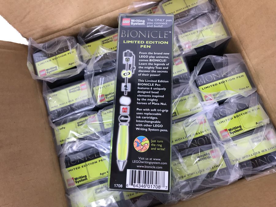 New 2001 LEGO Bionicle Limited Edition Writing System Pens By The CDM Company - 22 Pens [Photo 5]