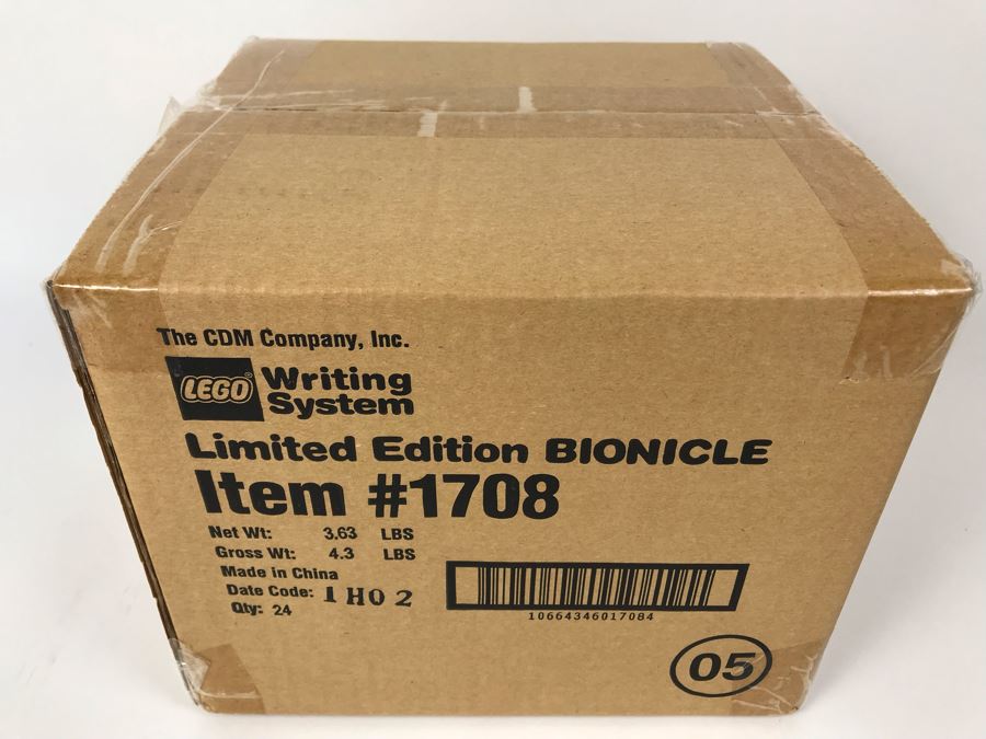 New Sealed 2001 LEGO Bionicle Limited Edition Writing System Pens By The CDM Company - 24 Pens [Photo 2]