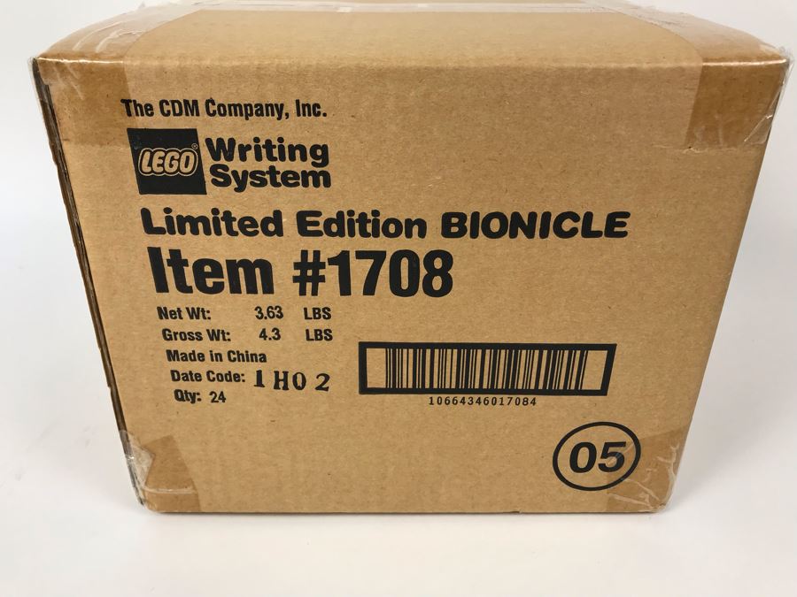New Sealed 2001 LEGO Bionicle Limited Edition Writing System Pens By The CDM Company - 24 Pens [Photo 3]