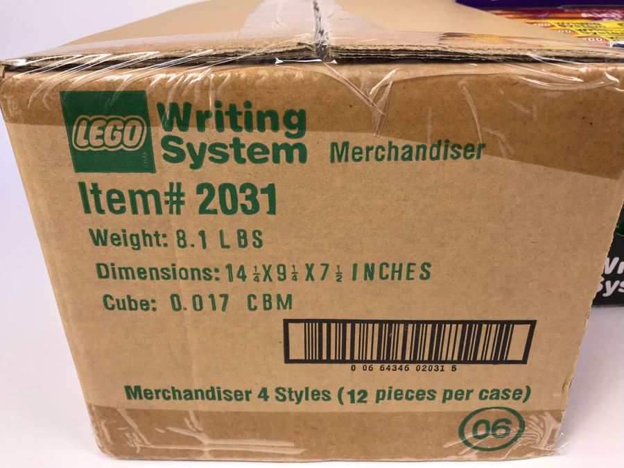 New LEGO Writing System Pens: Classic Pen Packs, Safari Pen Packs, Alpha Pen Packs And Dream Star Pen Packs Merchandiser Store Display By The CDM Company - 12 Pen Packs [Photo 7]