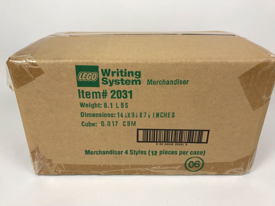 New  Sealed LEGO Writing System Pens: Classic Pen Packs, Safari Pen Packs, Alpha Pen Packs And Dream Star Pen Packs Merchandiser Store Display By The CDM Company - 12 Pen Packs [Photo 2]