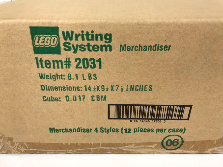 New  Sealed LEGO Writing System Pens: Classic Pen Packs, Safari Pen Packs, Alpha Pen Packs And Dream Star Pen Packs Merchandiser Store Display By The CDM Company - 12 Pen Packs [Photo 3]
