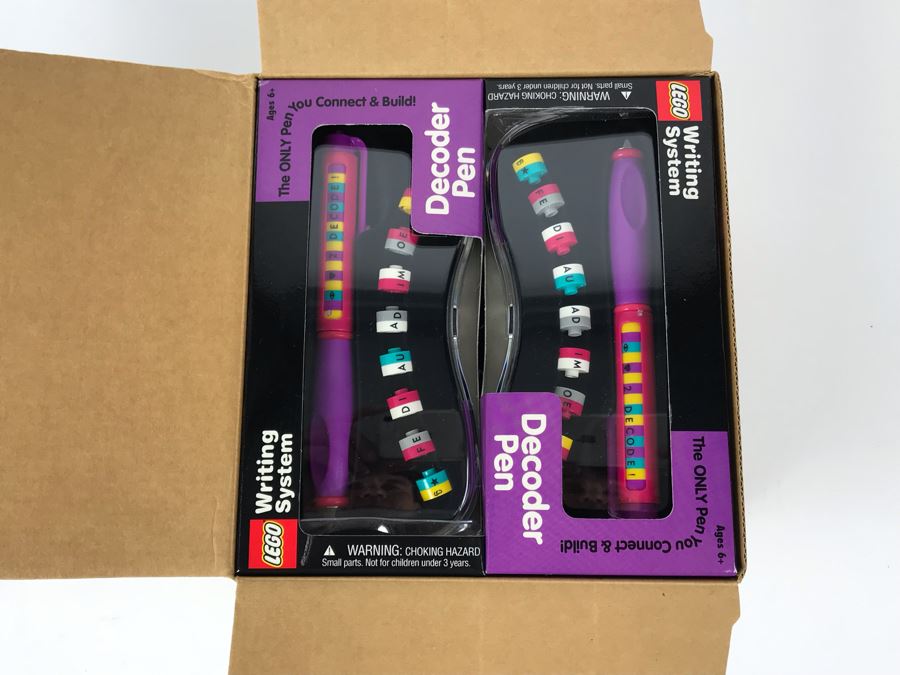 New LEGO Decoder Pens Writing System Pens By The CDM Company - 6 Pens [Photo 1]