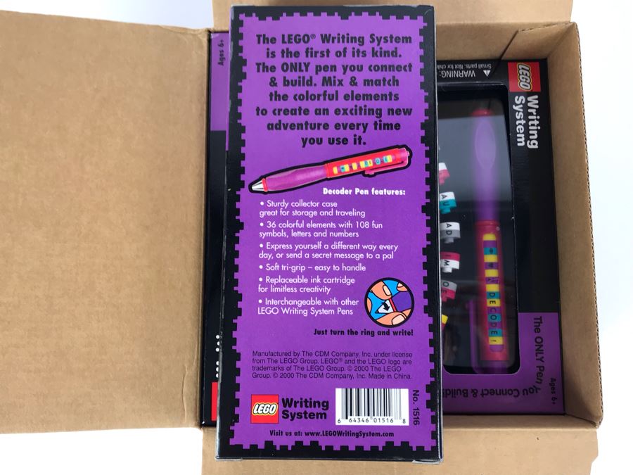 New LEGO Decoder Pens Writing System Pens By The CDM Company - 6 Pens [Photo 4]