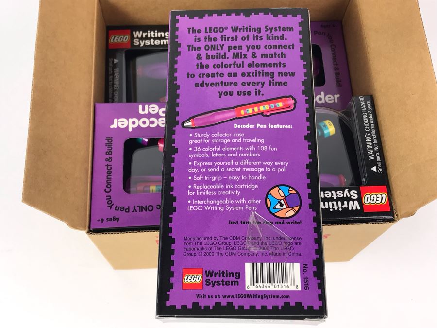 New LEGO Decoder Pens Writing System Pens By The CDM Company - 6 Pens [Photo 7]
